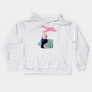 Travel Girl Kids Hoodie